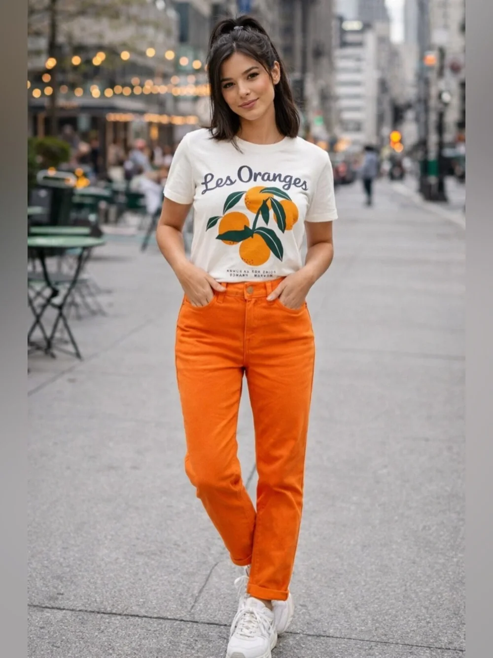 Kate Spade Perry Street Play Hooky Orange size 27